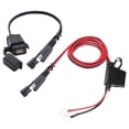 thumbnail image 4 of FELTECHELECTR charging station for multiple devices Motorcycle Mobile Phone Charger ABS 1Pack, 4 of 7