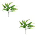 thumbnail image 3 of Injueey Plantas artificiales para interiores o exteriores con decoración de jardín de flores artificiales de bajo mantenimiento 21 Gran hoja 21Gran hoja persa 2piezas, 3 of 6