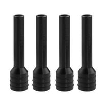 4 Pcs Car Door Lock Knobs Interior Door Lock Knob Aluminum Alloy Inner Door Lock Pull Pins Universal for Car Black
