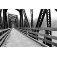 thumbnail image 2 of Deiter, Lori 24x17 Black Ornate Wood Framed with Double Matting Museum Art Print Titled - Old Railroad Bridge, 2 of 4