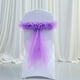 thumbnail image 3 of Fancy Chair Cover Sashes with Flower Bows for Wedding Party (Pack of 6), 3 of 8