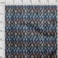 thumbnail image 2 of oneOone Cotton Silk Fabric Chevron Ikat Printed Craft Fabric BTY 42 Inch Wide, 2 of 4