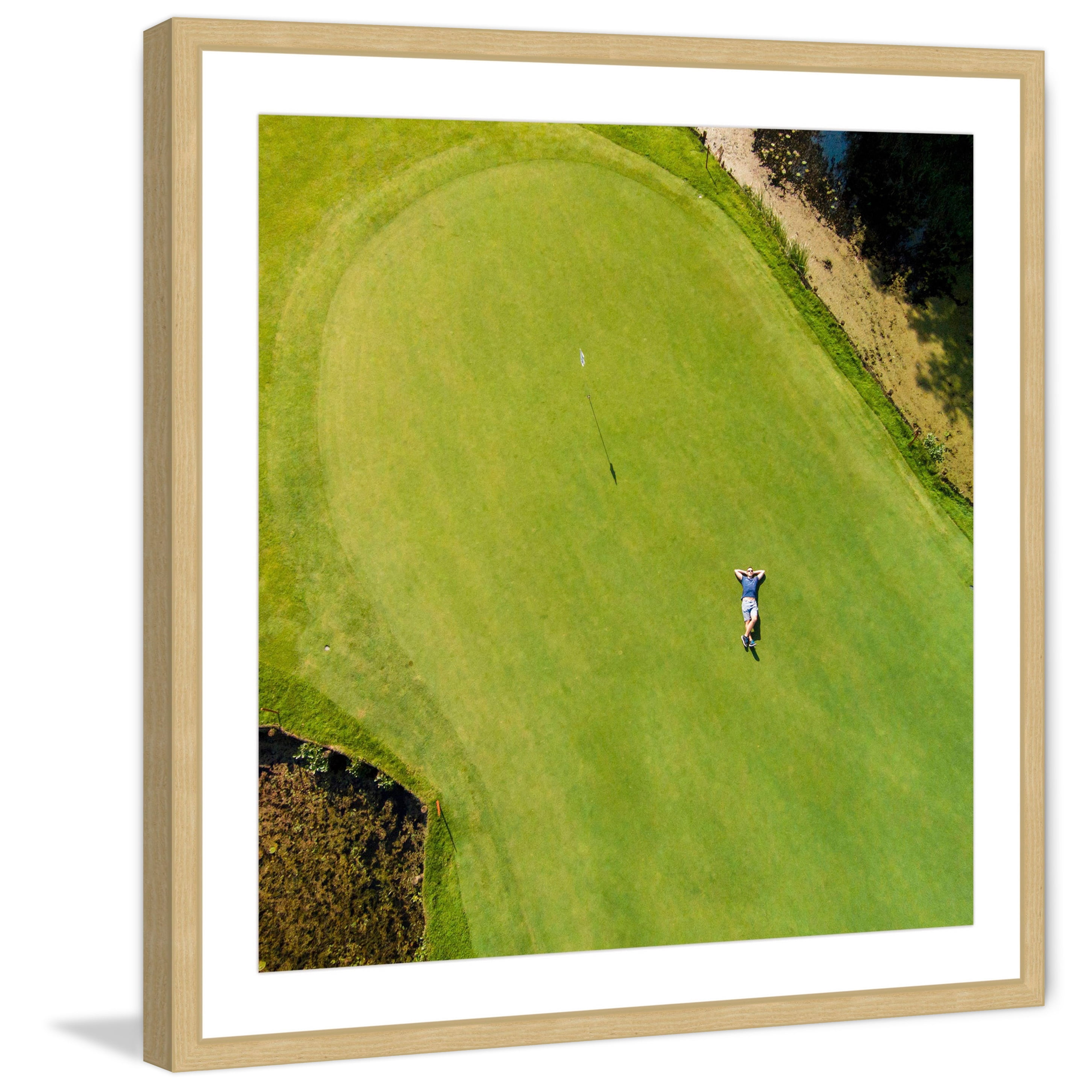 Marmont Hill "On the Green" by Karolis Janulis Framed Painting Print