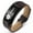Dark Brown, variant on Metaljc Leather Medical Alert ID Bracelet for Men, Engraved Asthma, Adjustable 6.1-8.1 in