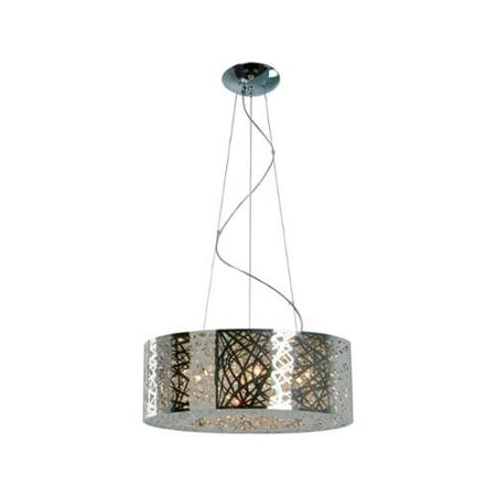 Maxim Lighting Inca 9 Light Chrome Finish Pendant Maxim Lighting Inca 9 Light Chrome Finish Pendant