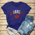 thumbnail image 4 of LUOGENLI T-shirts pour Femmes, Manches Courtes Imprimées, Col Rond, Ample, T-shirts Graphiques, Bleu, m, 4 of 4