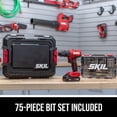 thumbnail image 3 of SKIL HD6280B-11 PWR CORE Brushless 20V Hammer Drill Kit, 75 Piece Drill and Drive Bit Set, 2.0Ah Battery and Charger, 3 of 11