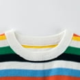 thumbnail image 4 of SonxaHe Infant Boys‘ Sweater Striped Warm Knitted Pullover Tops Children Soft Cozy Warm Fall Winter Sweaters Multi-color,Sized 1-2, 4 of 6