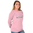 thumbnail image 4 of Life Better As Mermaid Beach Lover Women Plus Size Long Sleeve Tee Brisco Brands 4X, 4 of 6