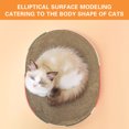 thumbnail image 5 of Bowl Shaped Cat Scratcher 16" - Round Cardboard Cat Bed and Scratcher in One, for Lounging and Scratching, 5 of 9