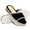 Black, variant on Espadrille Platform Slide Sandals for Women Boho Open Toe Slip On Casual Summer Women Wedge Sandals with Non Slip Sole for Casual Daily & Beach
