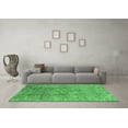 thumbnail image 3 of Ahgly Company Indoor Rectangle Oriental Emerald Green Industrial Area Rugs, 2' x 5', 3 of 4