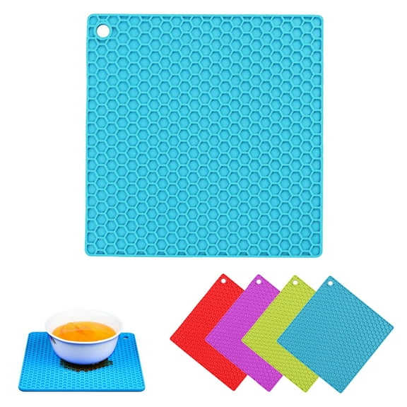 Silicone Pot Holder Trivet Mat Heat Resistant Mitts Multipurpose Holder Non-Slip