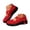 Red, variant on Faraee Women's Mary Jane Flats Comfortable Knit Slip on Walking Shoes Platform Orthopedic Casual Nurse Work Flat Loafers with Arch Support Size 6.5,Red