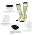 thumbnail image 3 of Xecao St. Patrick's day argyle Print Compression Socks for Both Men And Women for Running, Travel, Flight, Nurse, 3 of 6