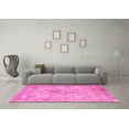 thumbnail image 3 of Ahgly Company Indoor Square Persian Pink Traditional Area Rugs, 3' Square, 3 of 4
