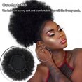 thumbnail image 2 of Minnieouse Moño de pelo sintético Afro, coleta rizada, extensión de soplo, tocado, accesorios de estilismo, peluca con cordón Cuidado del cabello Tipo 1B Minnieouse  CE015819-01, 2 of 6