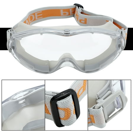 

Work Goggles Work Glasses Glasses Eye Protection Against UV Anti Shock Working Protective Goggles (Grey)