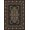 Black, Pattern 3, variant on ODIKA 3'x5' Blue Ocean Medallion Star Geometric Washable Throw Rug Ornate Floral Border Classic Inspired for Entryway, Kitchen, Mudroom, Stain Resistant, Low Profile, Non-Slip