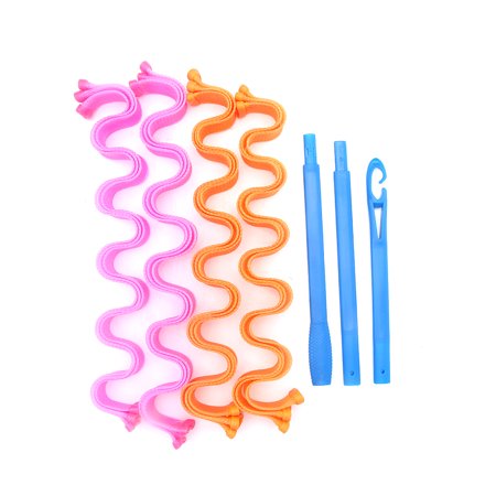 Sunisery Magic Long Hair Curlers Curl Formers Leverage Rollers Spiral Ringlets 12pcs 50cm