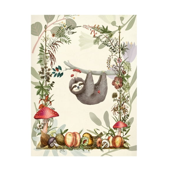 The Font Diva 'Hanging Out' Canvas Art