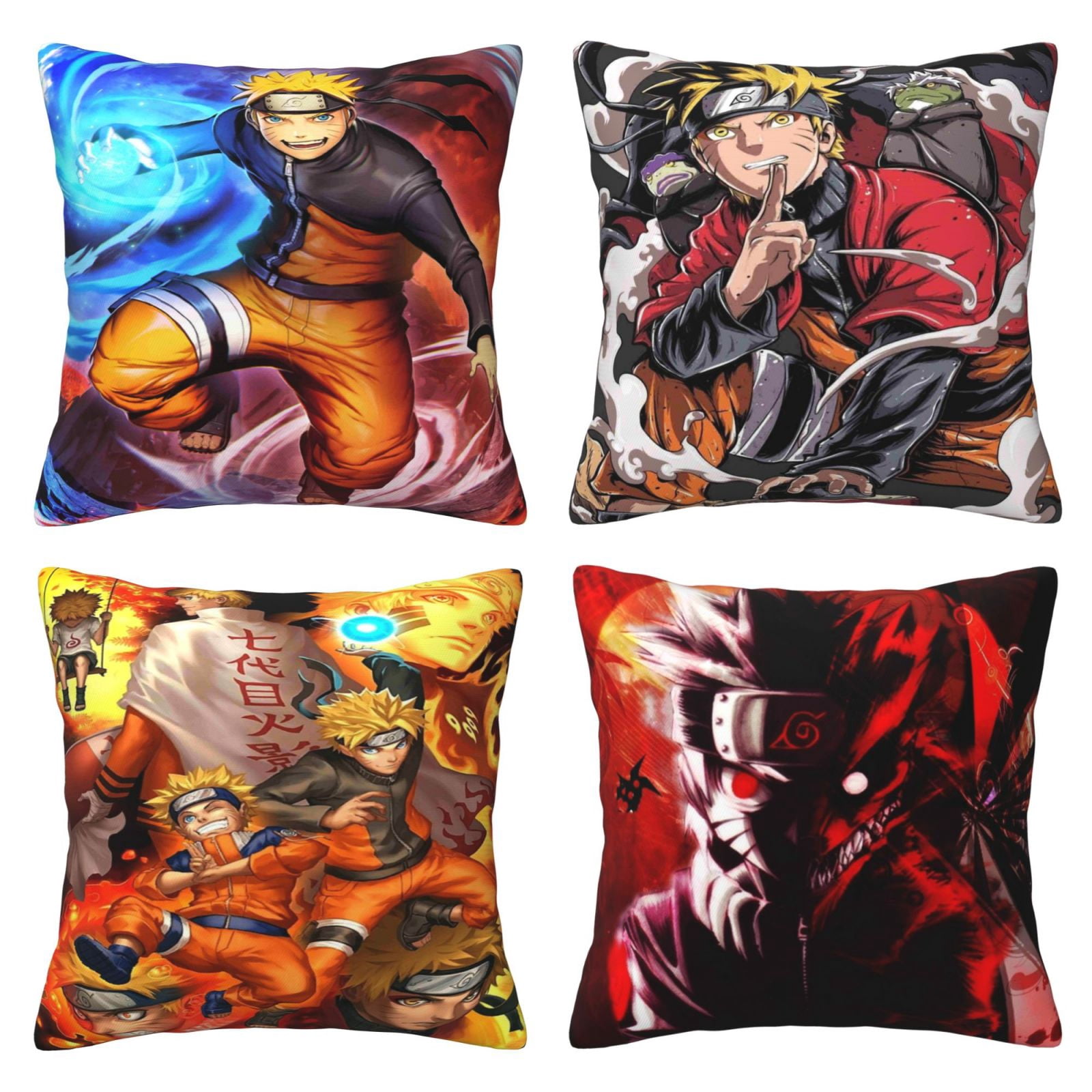 Dibujos animados Naruto Shippuden Uzumaki Naruto(11) Juego de 4 fundas ...
