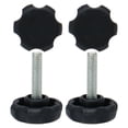 thumbnail image 1 of Unique Bargains M6 x 25 x 30mm Hand Screw Leveling Feet Adjustable Leveler for Table Leg 4pcs, 1 of 7