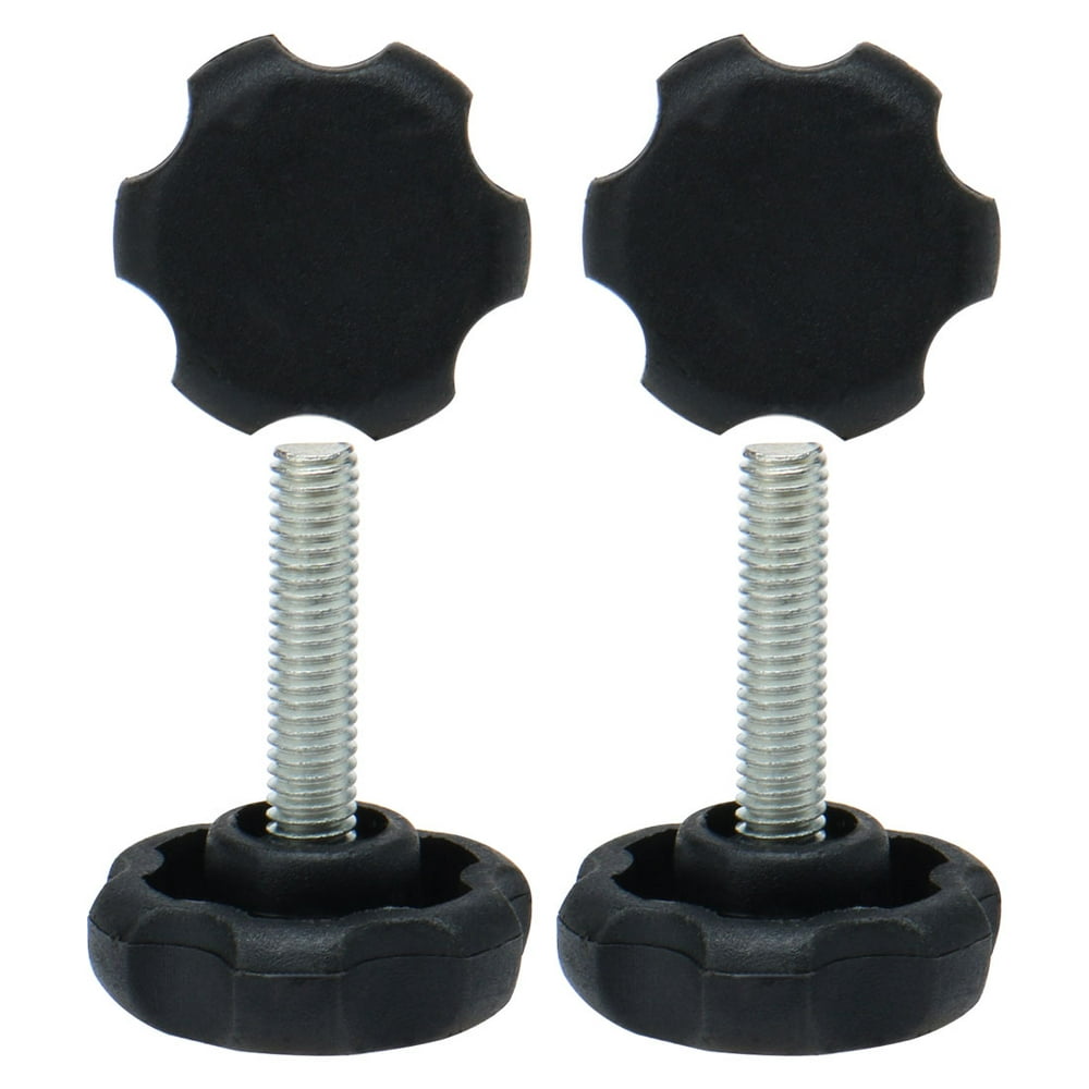M6 x 25 x 30mm Hand Screw Leveling Feet Adjustable Leveler for Table