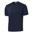 thumbnail image 5 of Mafoose Men's Active T Shirts Crew Neck High Visible Sun Protection Cool Dry Fit Athletic Workout Running T-Shirts True Navy M, 5 of 8