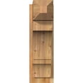 thumbnail image 2 of Ekena Millwork 8"W x 18"D x 26"H Balboa Rough Sawn Craftsman Outlooker, Western Red Cedar, 2 of 4