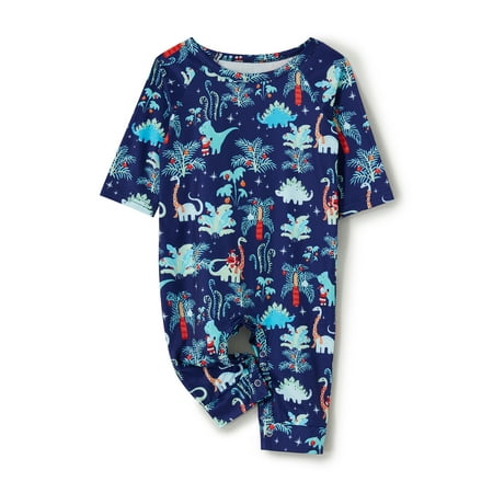 

Bmnmsl Family Matching Christmas Pajamas Romper Cartoon Long Sleeve Jumpsuits Sleepwear