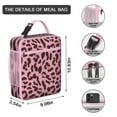 thumbnail image 3 of Sac à Lunch Léopard Romantique – Motif Guépard Taches Esthétique Design Animal Classique Mode Mignon Sac Isolé Réutilisable, 3 of 5