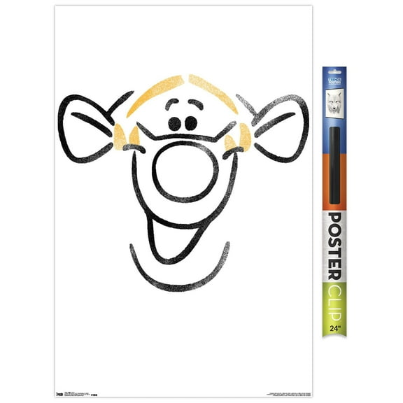 Disney Winnie The Pooh - Tigger - Face Wall Poster, 22.375" x 34"