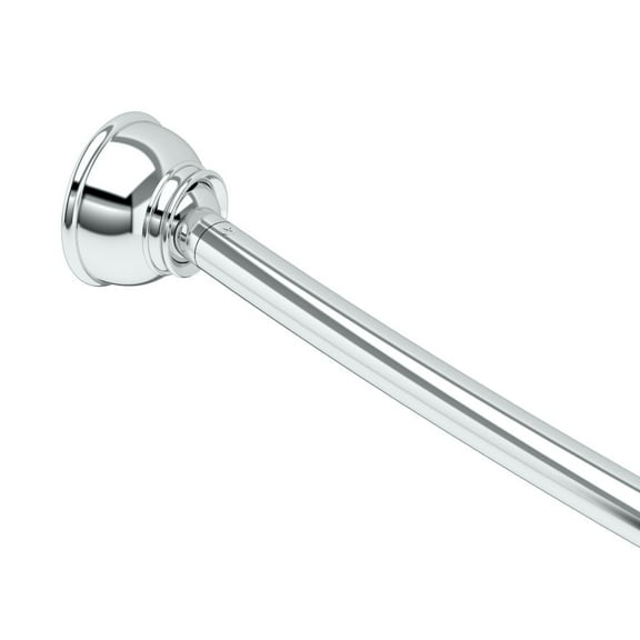 Gatco 825 Adjustable Curved Shower Rod Set, Chrome