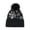 Black, variant on VONCOS Winter Beanie for Women Cute Snowflake Warm Knitted Hats for Outdoor Daily Cold Weather,Pink