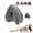 Gray, variant on Heart-Shaped Memory Foam Leg Pillow | Side Sleeping Knee Support and Pressure Relief Pillow | Slow-Rebound, Breathable, Removable Cover Leg Support Pillow
