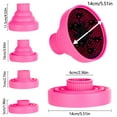thumbnail image 1 of Janrevotw Hair Dryer Diffuser Interface Portable Hair Dryer Diffuser For Natural Curly Hair And Wavy Hair, Hair Dryer Diffuser Adjustable, 1 of 5