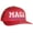 Red/Red, variant on Adult Embroidered MAGA 75 Million Strong 6 Panel Trucker Cap - Red/Red