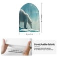 thumbnail image 2 of Yiaed Polar Bear On Iceberg Print Winter Beanie for Men Women, Fleece Lined Beanie Soft Warm Knit Hat Ski Stocking Cuffed Ca, 2 of 6