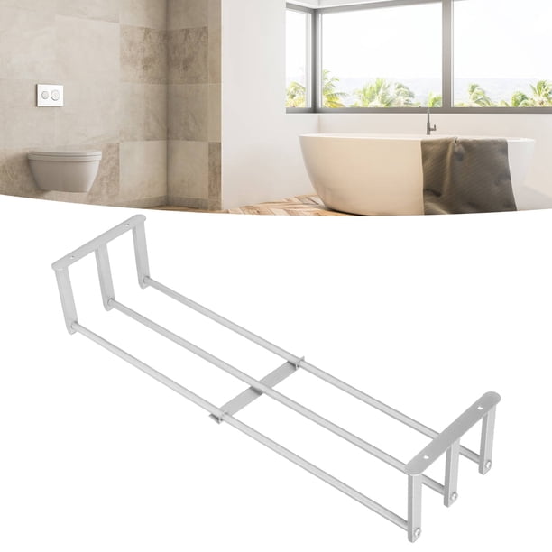 Toallero de Pared para Baño Estante de Almacenamiento de Toallas de aleación de Aluminio Toallero de Baño para Colgar en la Pared de 3 Barras Toallero que Ahorra Espacio para ANGGREK Otros
