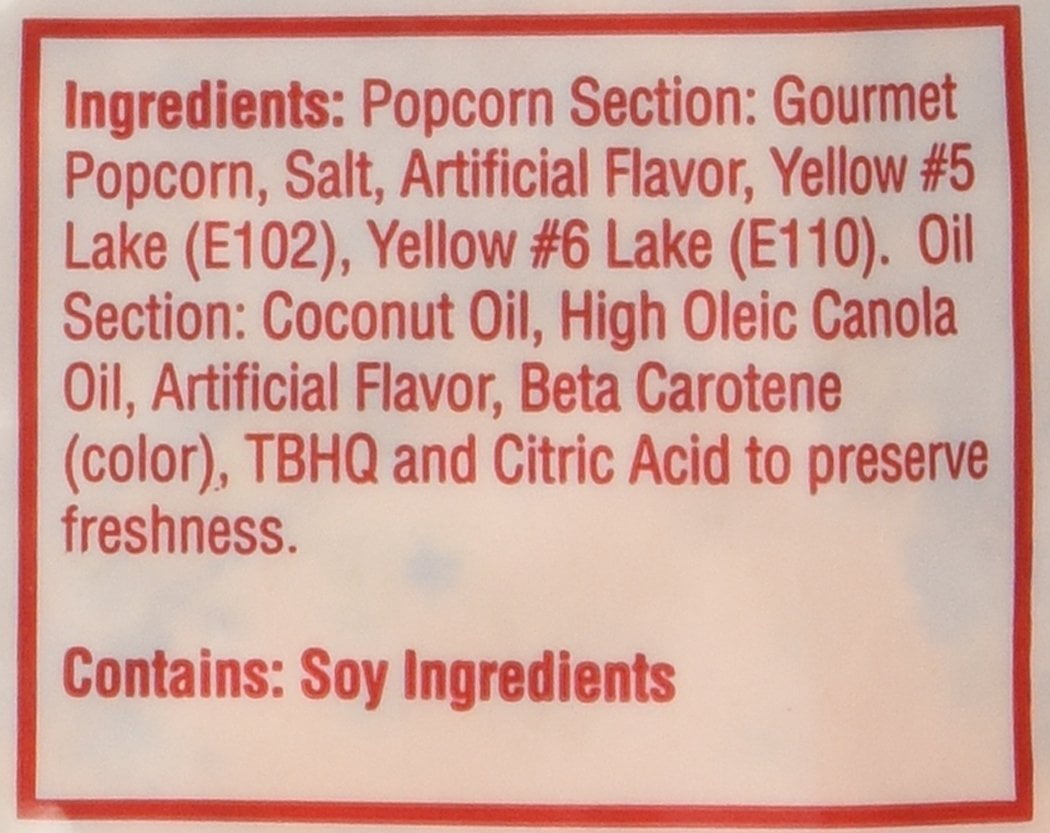 Gold Medal Products Popcorn Coconut Oil Kit Butter Flavor - Pre-Measured - 24 Kits, 10.6 oz — Construction & DIY Use, Standard Hardware Spec