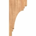 thumbnail image 3 of 3 1/2"W x 8"D x 16"H Pescadero Smooth Corbel, Western Red Cedar, 3 of 9
