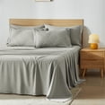 thumbnail image 5 of Davulos King Size Comforter Set Grey,7 Pieces Bed in a Bag King Diamond Pattern Bedding Sets with Comforter,Sheets, Pillowcases & Shams, 5 of 9