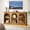 Natural Brown, variant on Tribesigns Farmhouse TV Stand for 55/60/65 Inch TVs, Entertainment Center with Storage Cabinets, Rustic Brown