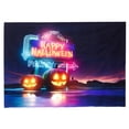 thumbnail image 1 of EeaseCA Scary Photo Backdrop Halloween Pumpkin Photoshoot Studio Props Background Cloth, 1 of 7