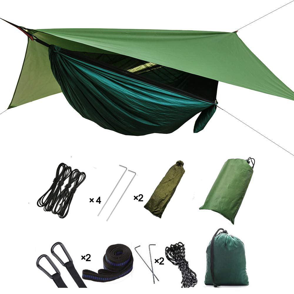 Camping Hammock Portable Double Strong Nylon Parachute Traveling Hiking b F01