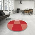 thumbnail image 3 of Ahgly Company Indoor Rectangle Patterned Bean Red Area Rugs, 3' x 5', 3 of 6