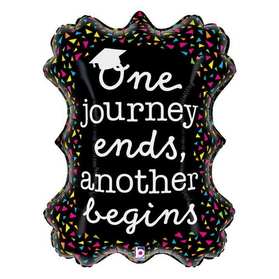 Neon Grad Frame 34" Foil Balloon