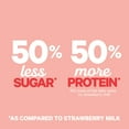 thumbnail image 4 of fairlife® Strawberry 2% Reduced Fat Ultra-filtered Milk, 14 fl oz, 12 Pack, 4 of 9