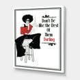 thumbnail image 3 of Style Passion Life Fashion Woman VI 12 in x 8 in Painting Canvas Art Print, by Designart, 3 of 4
